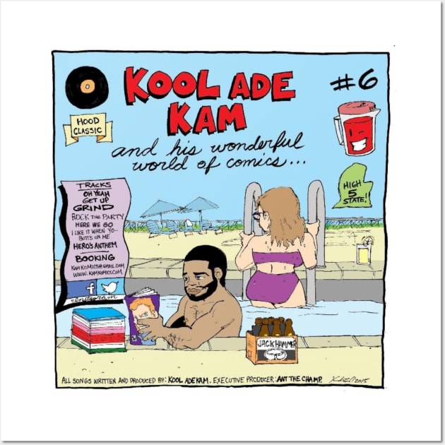 Support Kam Komics:  Kool Ade Kam and his wonderful world of comics... Wall Art by Kam Komics 